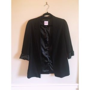 Black tailored Boyfriend Blazer Size Medium